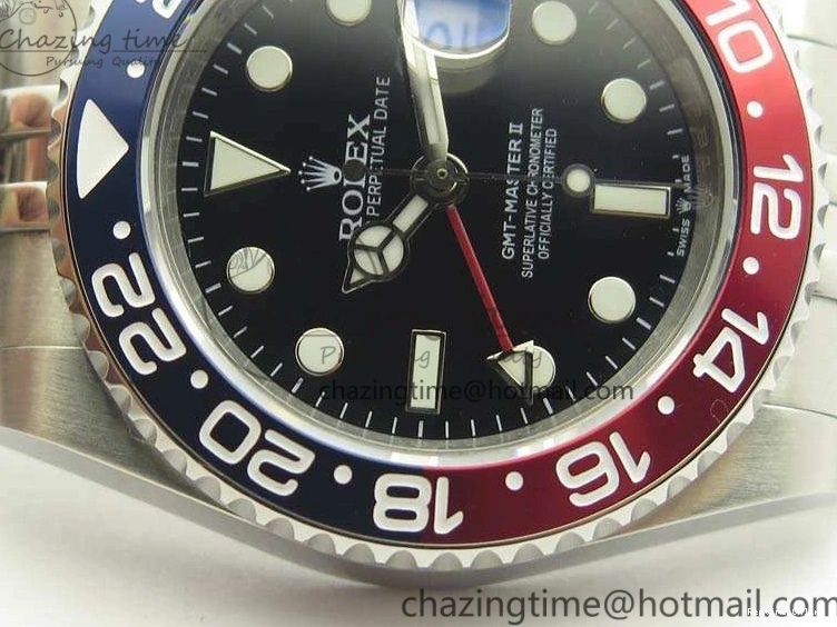 0402 GMT-Master II 126710 BPF BLRO SS Black Dial On SS Jubilee Bracelet A Youthful 3483